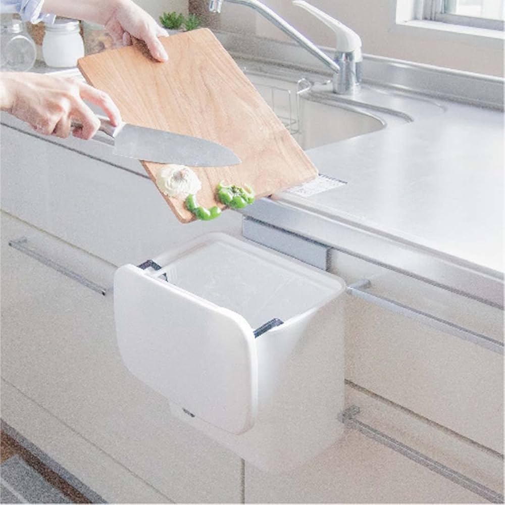 Amazon｜オカトー(Okato) ダストボックス スライド式 ふた付き 7L